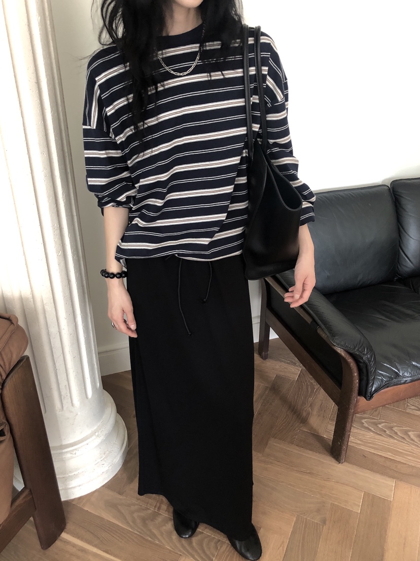 LE BUTTER韓國直郵女裝新品人氣休閑熱賣推薦時尚長袖T恤LE BUTTER長袖T恤