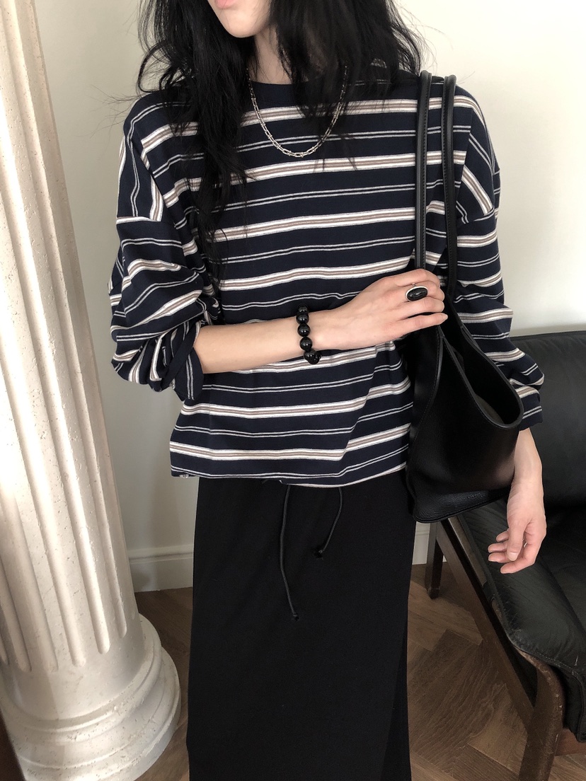 LE BUTTER韓國直郵女裝新品人氣休閑熱賣推薦時尚長袖T恤LE BUTTER長袖T恤