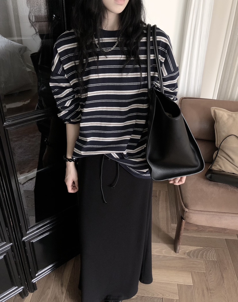 LE BUTTER韓國直郵女裝新品人氣休閑熱賣推薦時尚長袖T恤LE BUTTER長袖T恤
