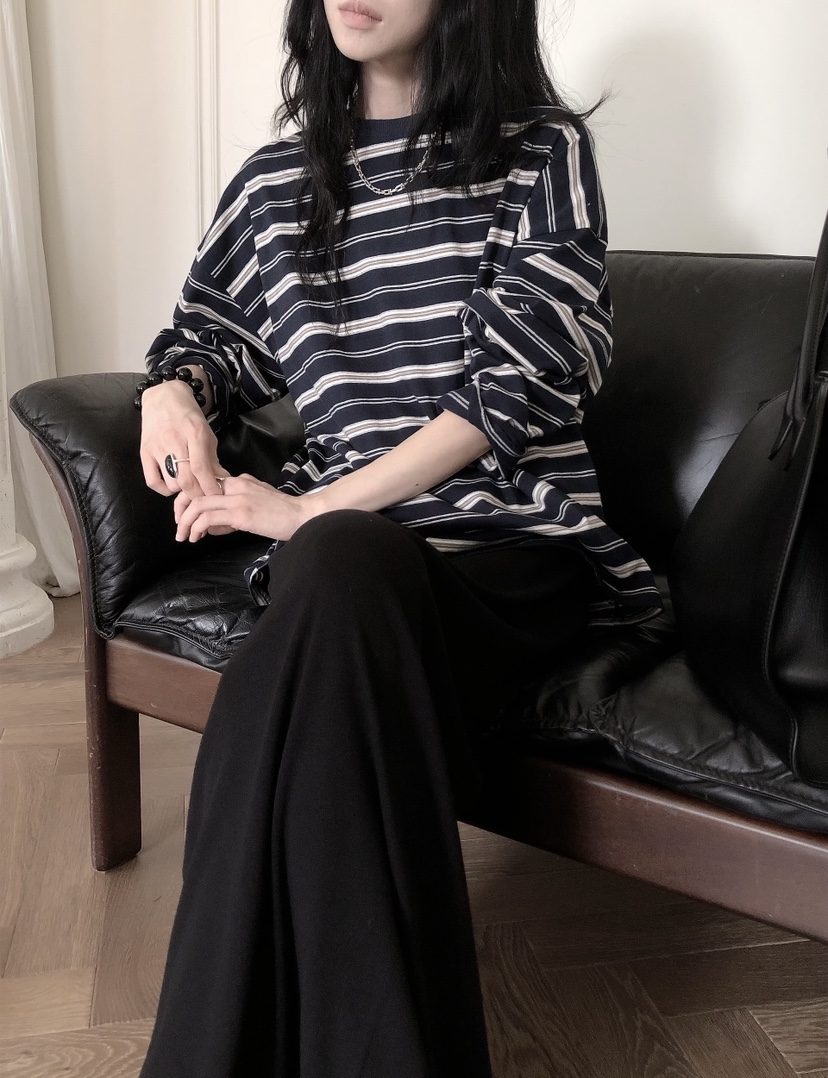 LE BUTTER韓國直郵女裝新品人氣休閑熱賣推薦時尚長袖T恤LE BUTTER長袖T恤圖色2