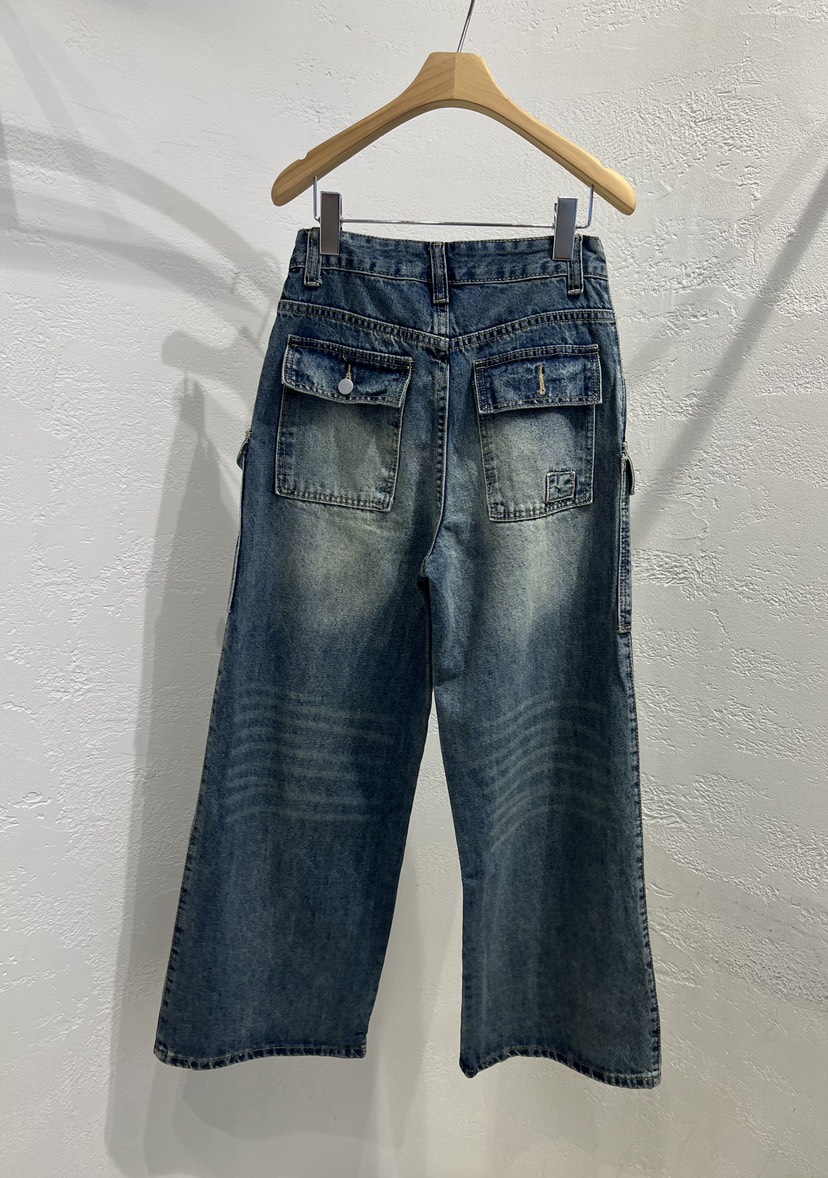 OLA東大門代購女裝新品真品休閑時尚推薦人氣熱賣牛仔褲口袋mellor/OLA牛仔褲