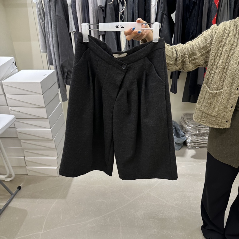 ORE-P東大門代購女裝新品推薦休閑人氣時尚熱賣真品短褲ORE短褲圖色2