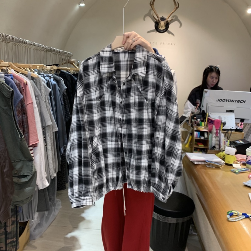 BLACKFRIDAY韓國代購女裝新品推薦人氣真品時尚襯衫蕾絲衫BLACK FRIDAY襯衫/蕾絲衫圖色1黑