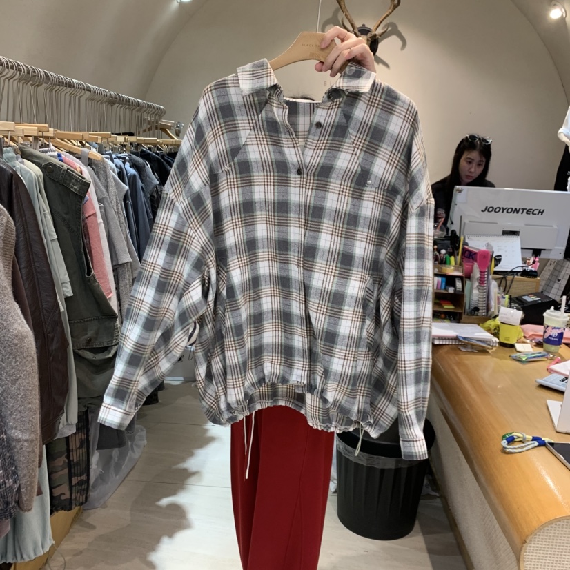 BLACKFRIDAY韓國代購女裝新品推薦人氣真品時尚襯衫蕾絲衫BLACK FRIDAY襯衫/蕾絲衫圖色2卡其