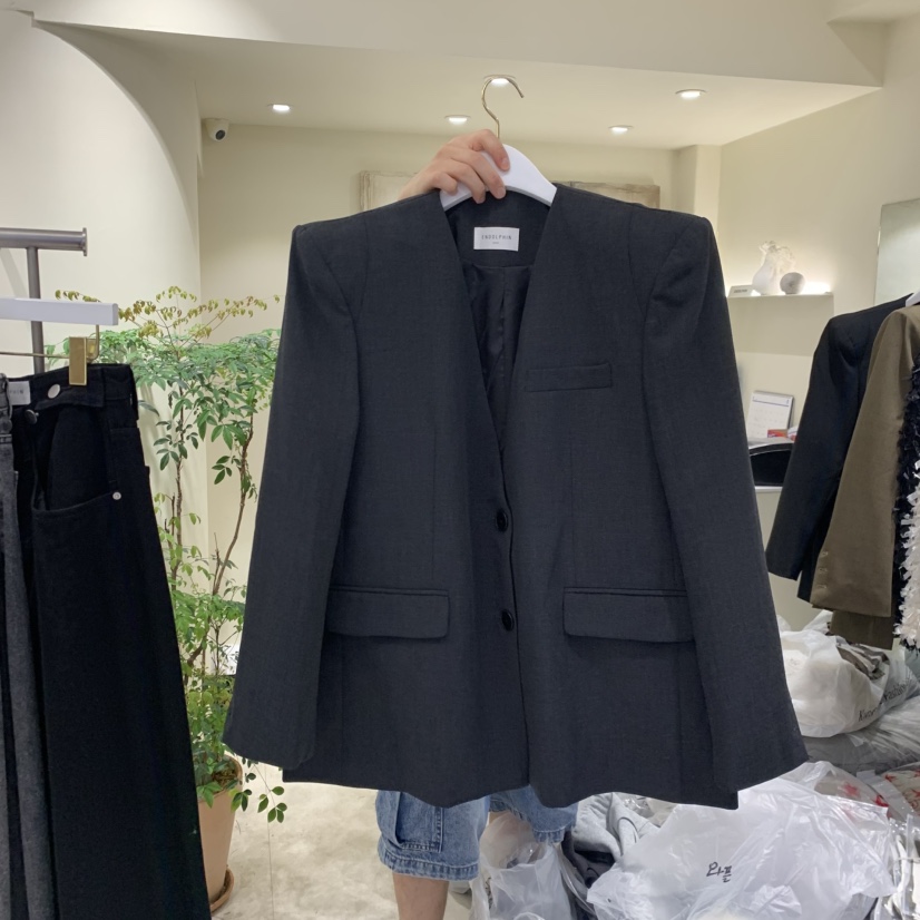 ENDOLPHIN東大門實拍女士新款真品推薦休閑人氣熱賣時尚夾克ENDOLPHIN夾克圖色2墨