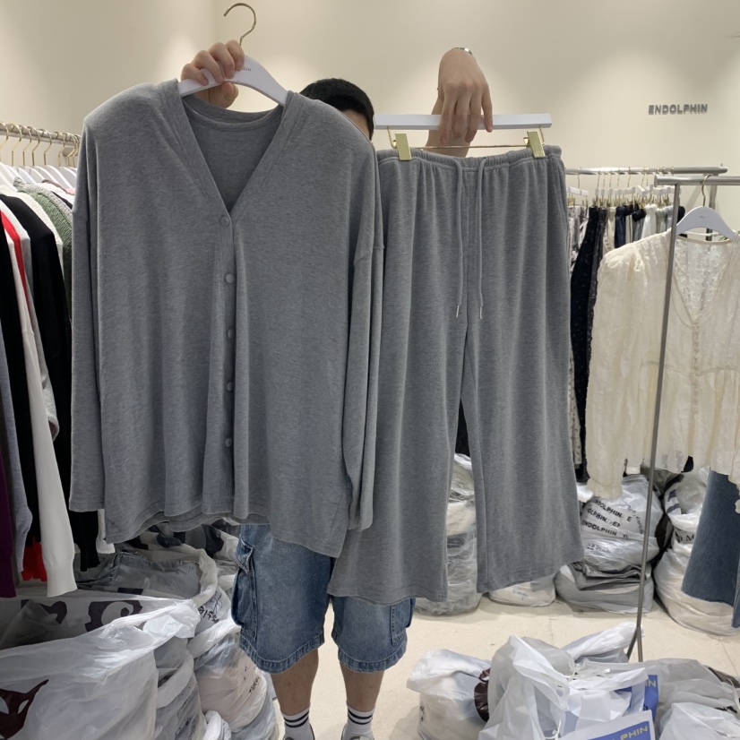 ENDOLPHIN東大門實拍女裝新品人氣熱賣真品休閑套裝三件套ENDOLPHIN套裝圖色1