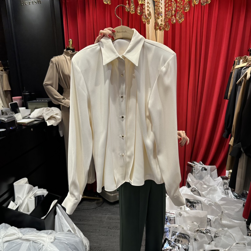 HERISH-HAUTE韓國代購女士新品真品時尚熱賣休閑襯衫蕾絲衫Herish-Haute襯衫/蕾絲衫圖色3