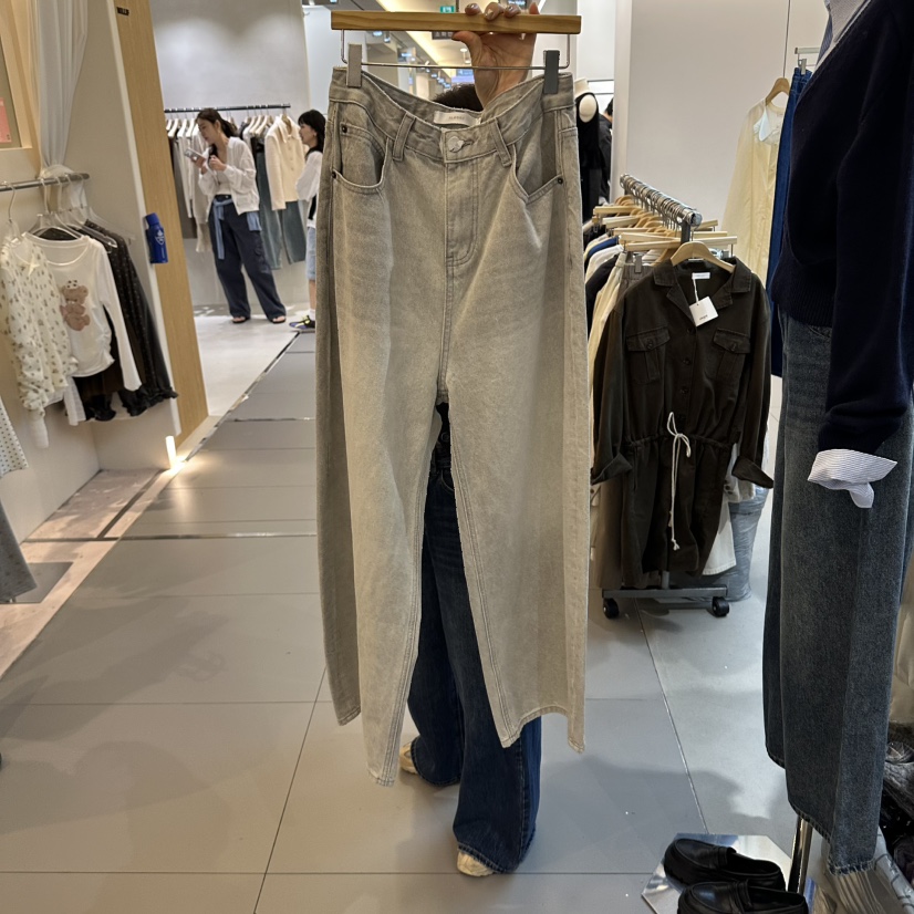 ALEGRE韓國代購女士新品休閑真品人氣熱賣推薦時尚牛仔褲ALEGRE牛仔褲圖色2