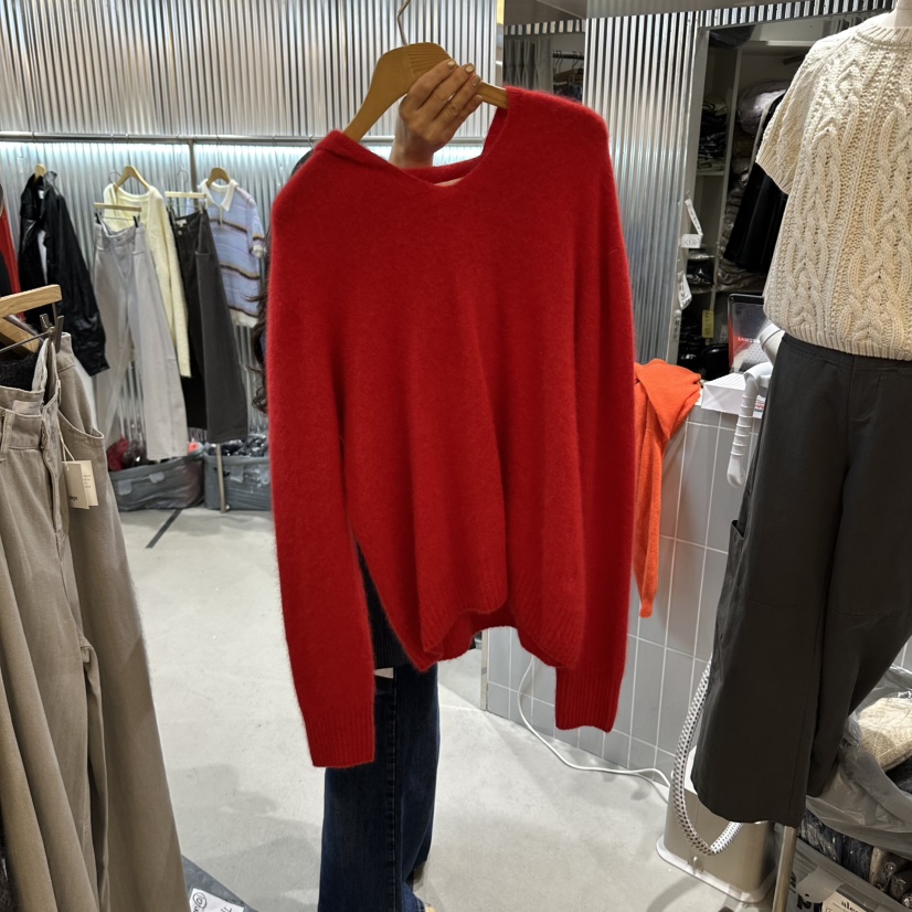 ALEGRE東大門代購女士新品熱賣真品人氣推薦休閑毛衣連帽衫ALEGRE毛衣圖色2
