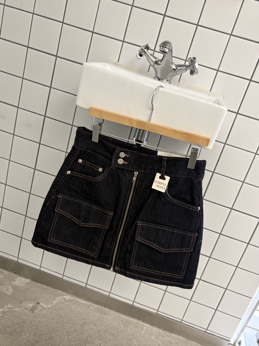 LUMIPLE東大門實拍女裝新款熱賣人氣時尚休閑真品推薦短裙LUMIPLE短裙圖色1