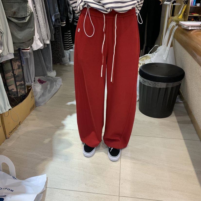 BLACKFRIDAY東大門代購女裝新品時尚真品熱賣人氣休閑褲折疊BLACK FRIDAY休閑褲圖色1