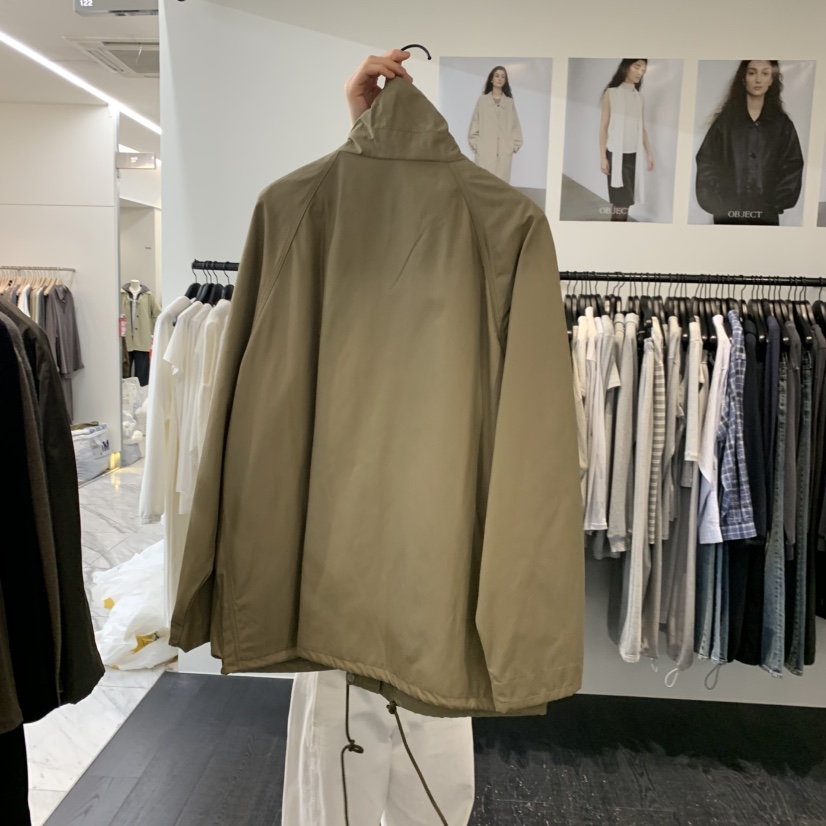 OBJECT東大門代購女裝新品熱賣休閑人氣真品夾克口袋高領OBJECT夾克