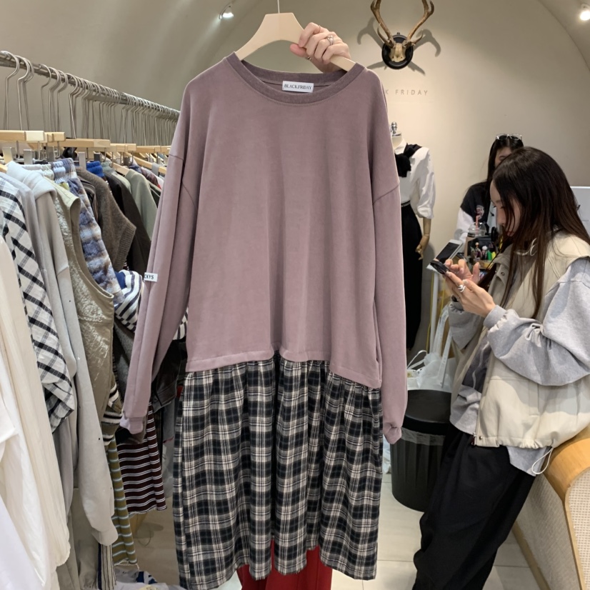 BLACKFRIDAY韓國代購女士新品真品人氣熱賣時尚連衣裙OPSBLACK FRIDAY連衣裙圖色1