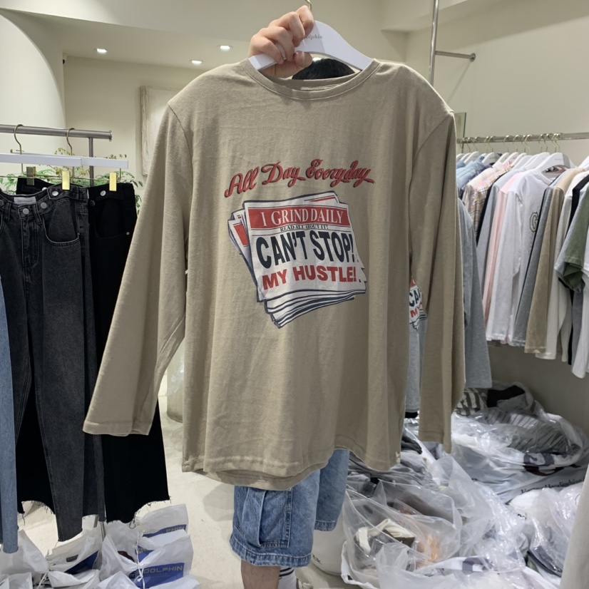 ENDOLPHIN東大門直郵女裝新品時尚人氣真品熱賣休閑長袖T恤ENDOLPHIN長袖T恤圖色2