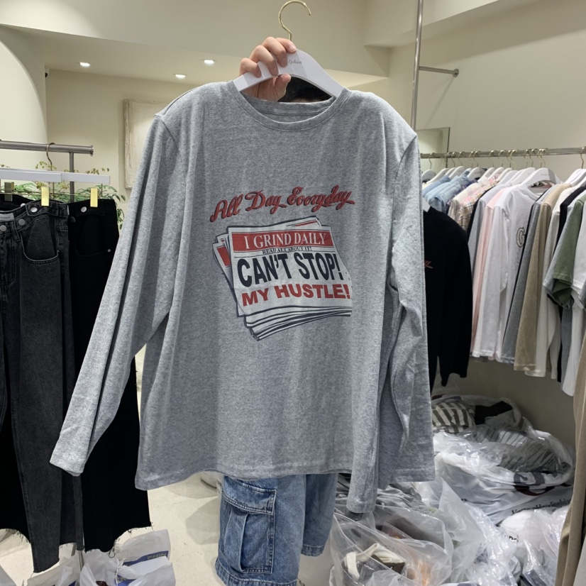ENDOLPHIN東大門直郵女裝新品時尚人氣真品熱賣休閑長袖T恤ENDOLPHIN長袖T恤圖色3