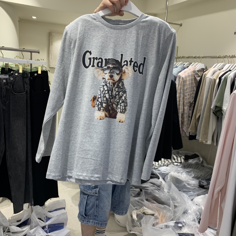 ENDOLPHIN東大門代購女士新款推薦時尚真品人氣休閑長袖T恤ENDOLPHIN長袖T恤圖色3