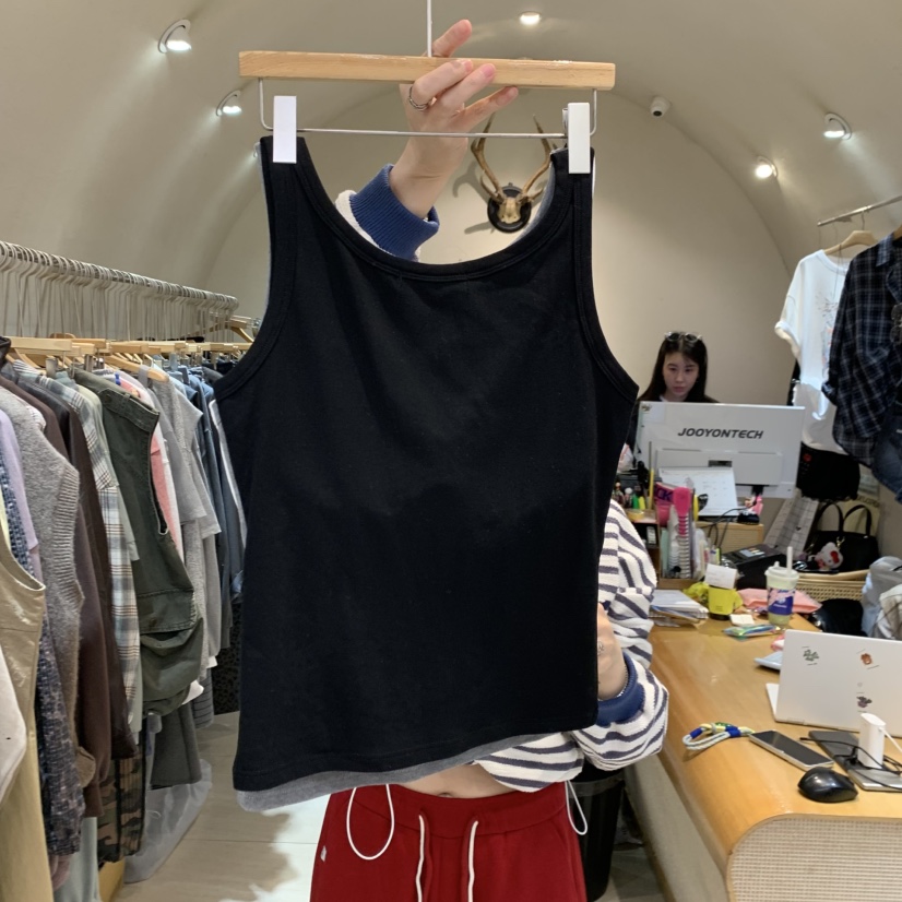 BLACKFRIDAY東大門代購女裝新品真品時尚休閑人氣吊帶背心BLACK FRIDAY吊帶/背心