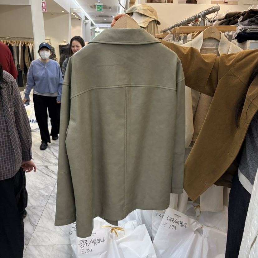 AFTERGLOW東大門實拍女裝新品推薦時尚熱賣真品人氣皮衣皮革AFTERGLOW皮衣