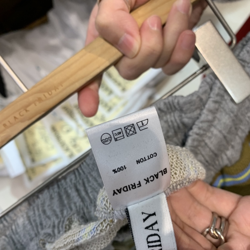 BLACKFRIDAY韓國直郵女裝新款人氣真品時尚推薦休閑休閑褲BLACK FRIDAY休閑褲