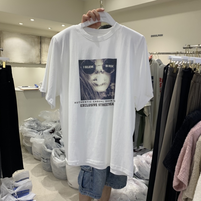 ENDOLPHIN韓國直郵女裝新品時尚休閑真品人氣推薦熱賣T恤ENDOLPHINT恤圖色1