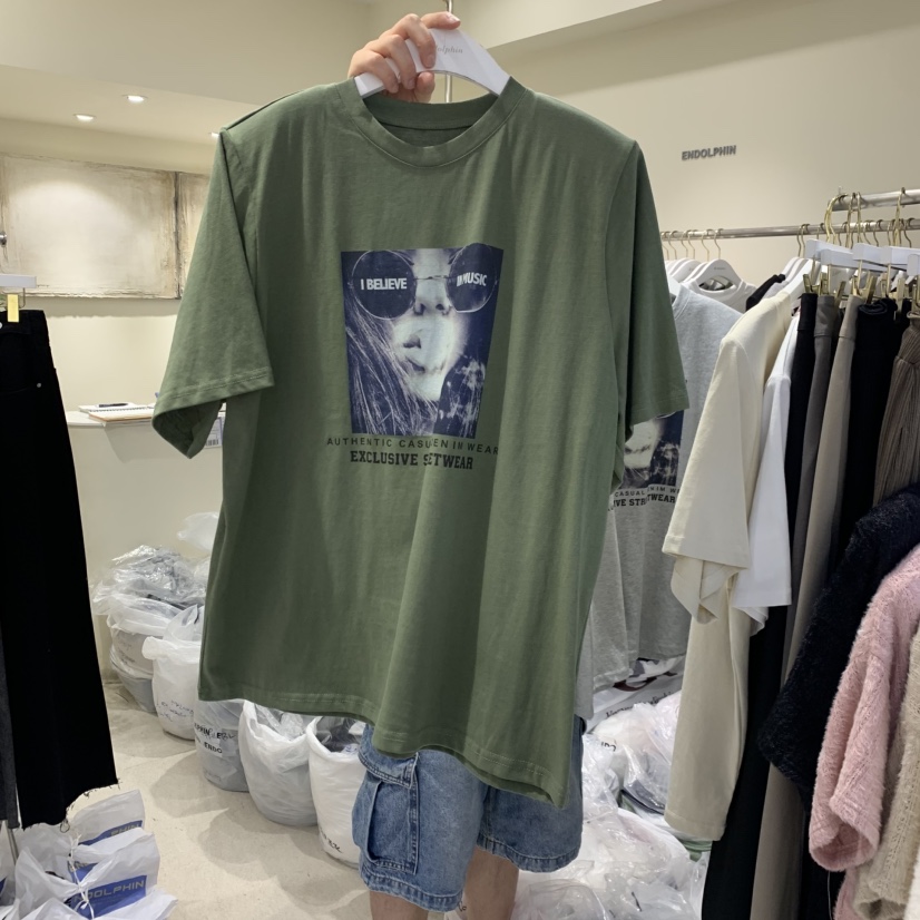 ENDOLPHIN韓國直郵女裝新品時尚休閑真品人氣推薦熱賣T恤ENDOLPHINT恤圖色2