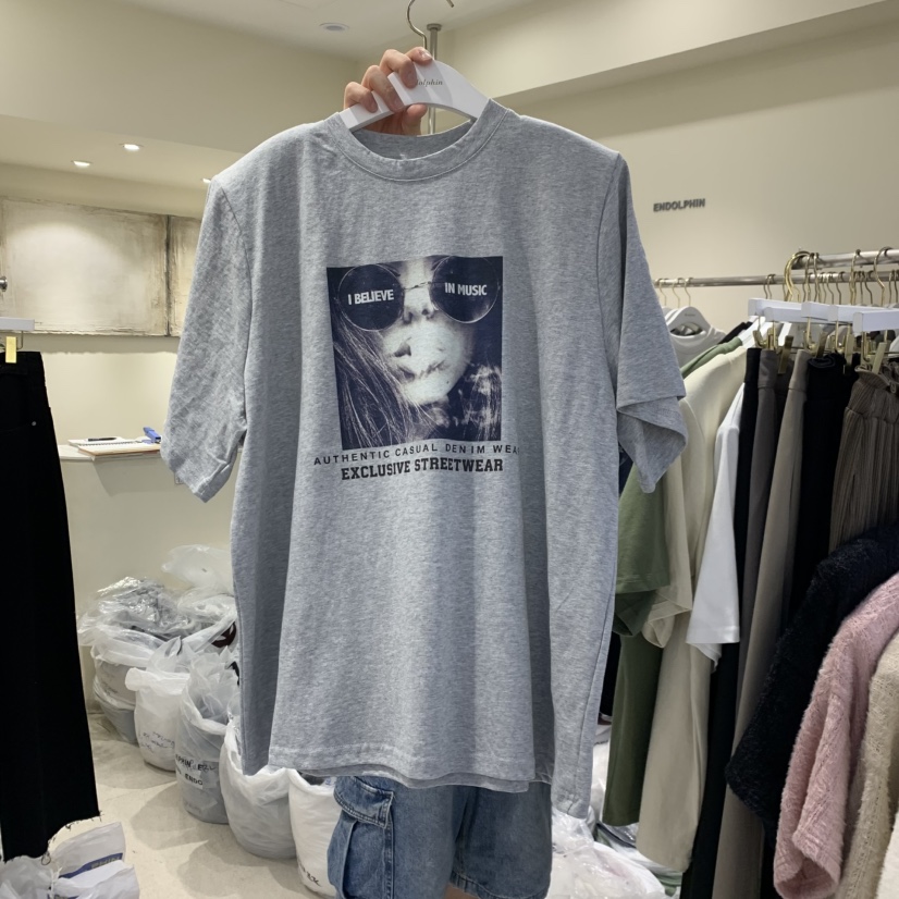 ENDOLPHIN韓國直郵女裝新品時尚休閑真品人氣推薦熱賣T恤ENDOLPHINT恤圖色3