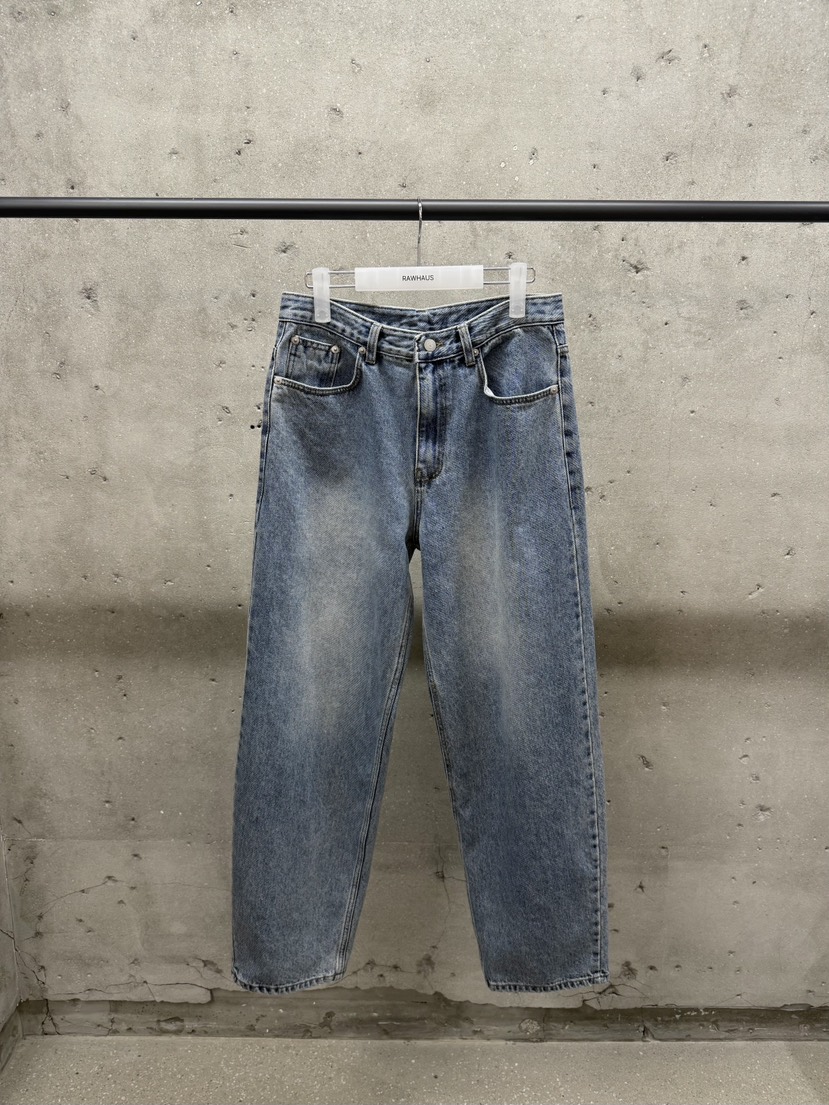 EST/RAWHAUS東大門直郵女裝新品真品推薦牛仔褲寬松牛仔EST/RAWHAUS牛仔褲圖色1