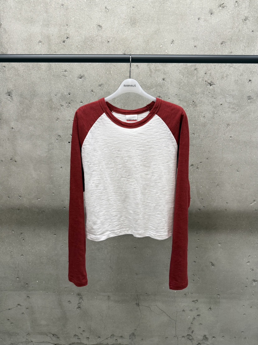 EST/RAWHAUS東大門直郵女士新品推薦真品長袖T恤插肩短款EST/RAWHAUS長袖T恤圖色3