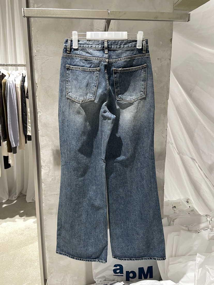 NUESE韓國代購女士新品人氣休閑推薦熱賣時尚真品牛仔褲NUESE牛仔褲