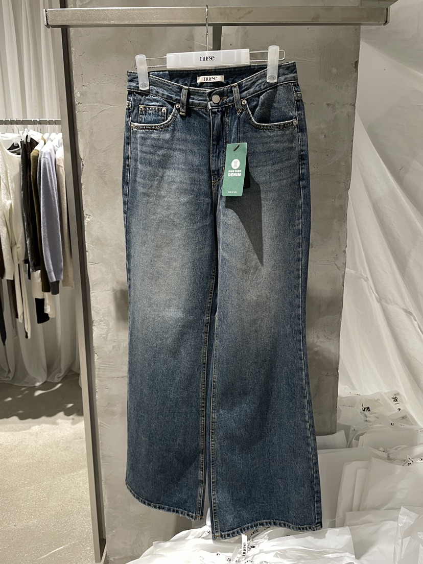 NUESE韓國代購女士新品人氣休閑推薦熱賣時尚真品牛仔褲NUESE牛仔褲圖色1