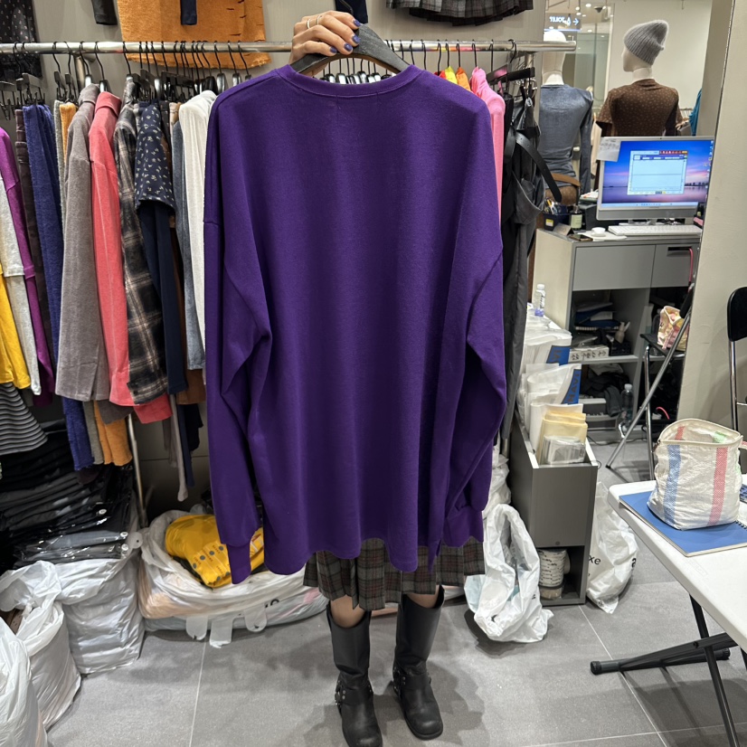 CHAVI韓國代購女士新款真品休閑時尚人氣推薦熱賣長袖T恤CHAVI長袖T恤
