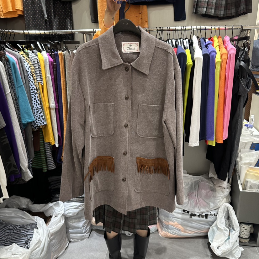 CHAVI韓國代購女裝新品休閑時尚真品推薦熱賣人氣夾克CHAVI夾克圖色1