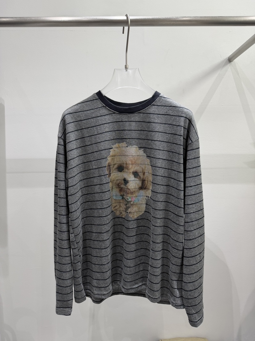 LOOKK/MIMME東大門直郵女裝新款真品熱賣推薦長袖T恤狗狗LOOKK/MIMME長袖T恤圖色2