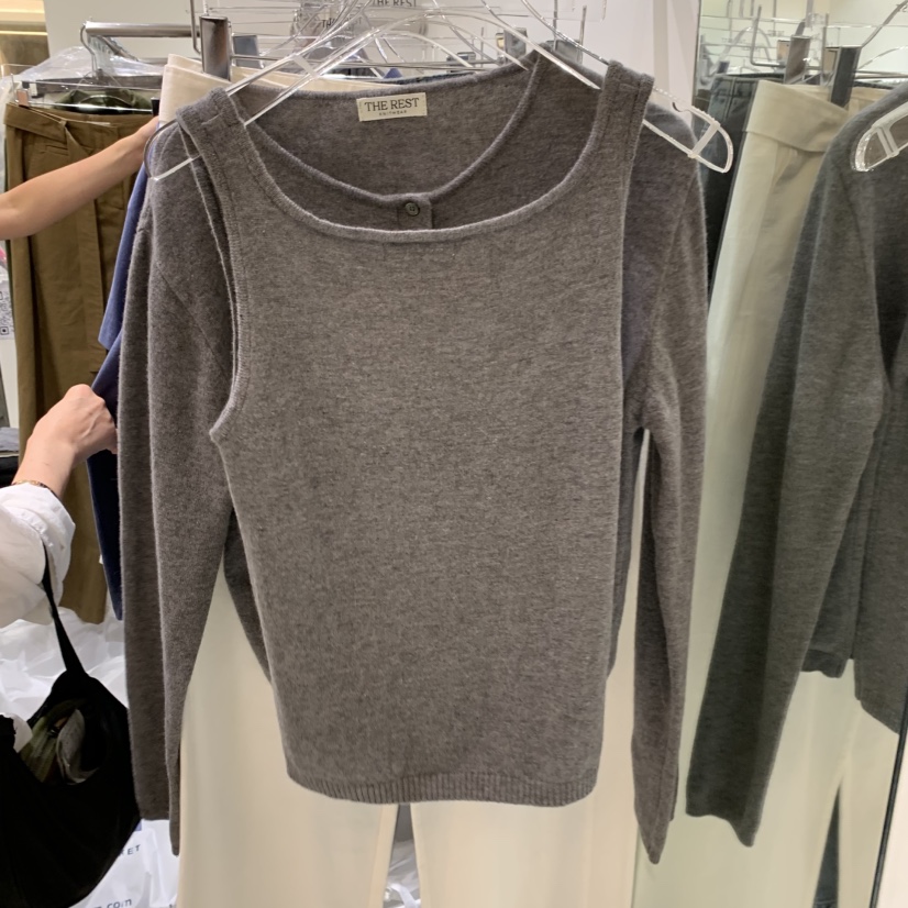 THE REST韓國直郵女士新品休閑推薦時尚人氣熱賣吊帶背心THE REST/UNNOEUD吊帶/背心