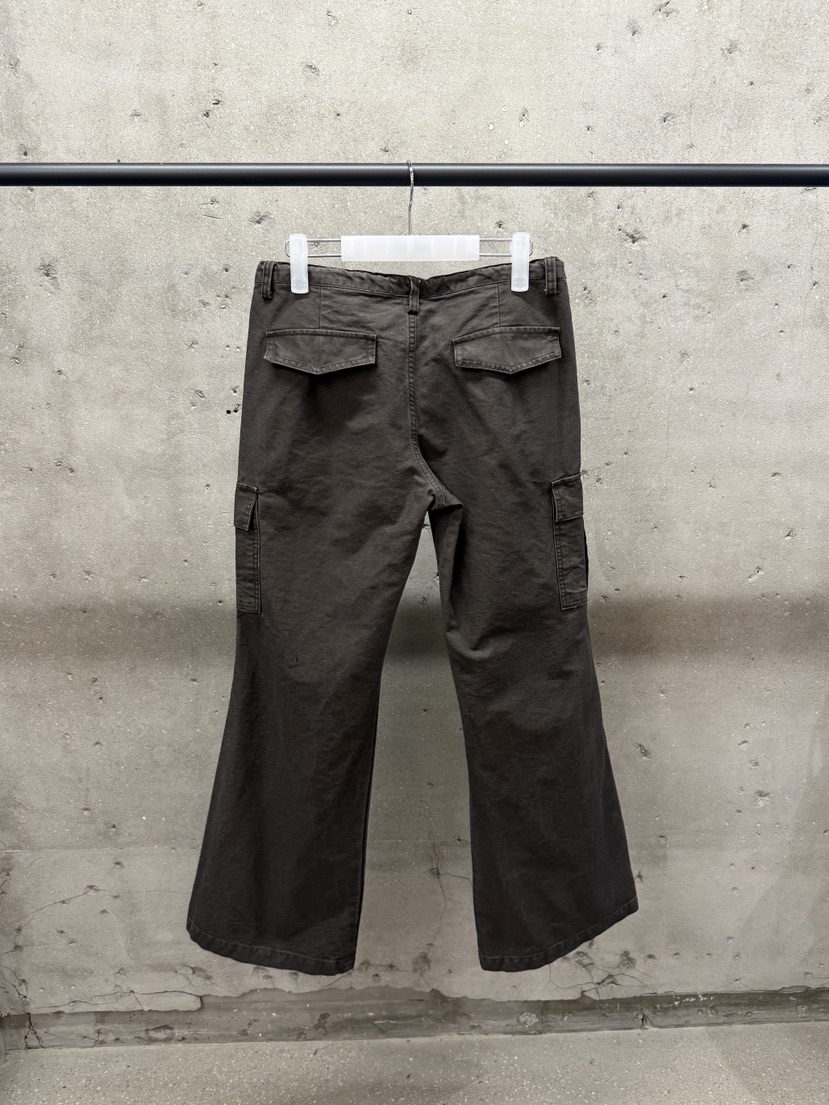 EST/RAWHAUS東大門實拍女裝新品熱賣休閑休閑褲喇叭褲工裝EST/RAWHAUS休閑褲