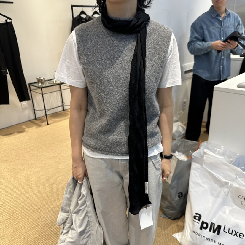 PAUSE東大門直郵女裝新款真品時尚休閑推薦圍巾披肩褶皺圍巾PAUSE圍巾/披肩圖色3