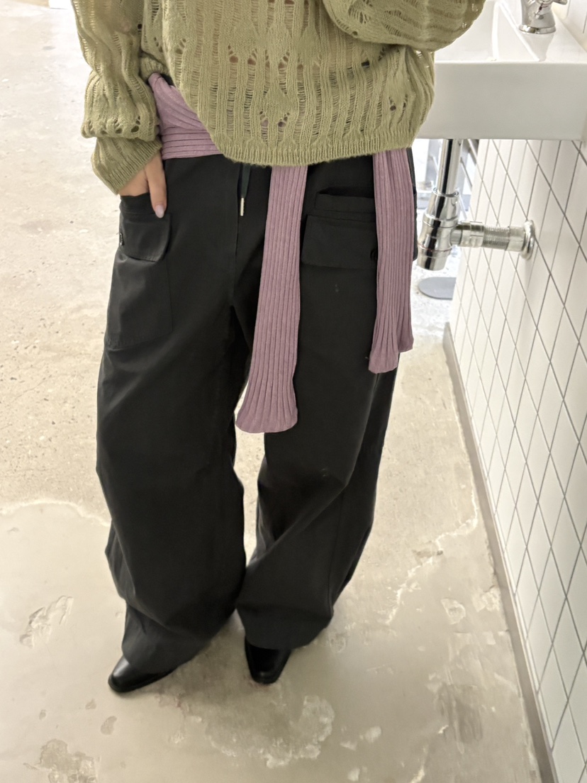 LUMIPLE韓國代購女裝新款熱賣人氣推薦真品時尚休閑休閑褲LUMIPLE休閑褲