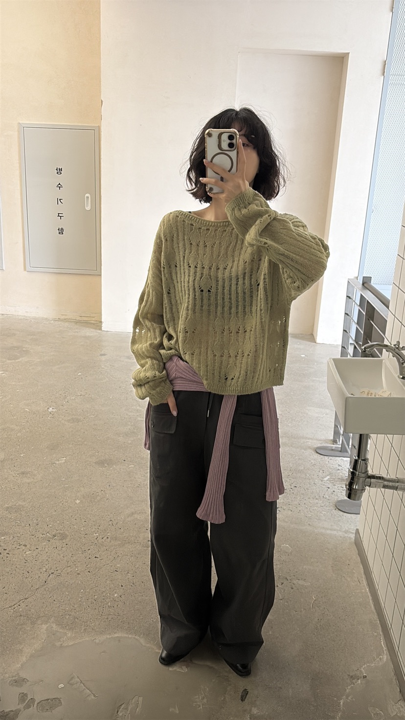 LUMIPLE韓國代購女裝新款熱賣人氣推薦真品時尚休閑休閑褲LUMIPLE休閑褲