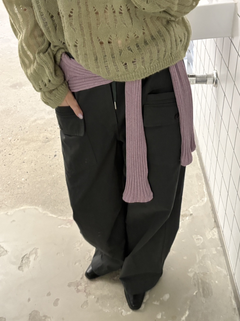 LUMIPLE韓國代購女裝新款熱賣人氣推薦真品時尚休閑休閑褲LUMIPLE休閑褲