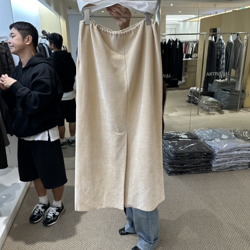 ARTISANAL韓國代購女士新款人氣推薦休閑真品時尚長裙天鵝絨ARTISANAL長裙