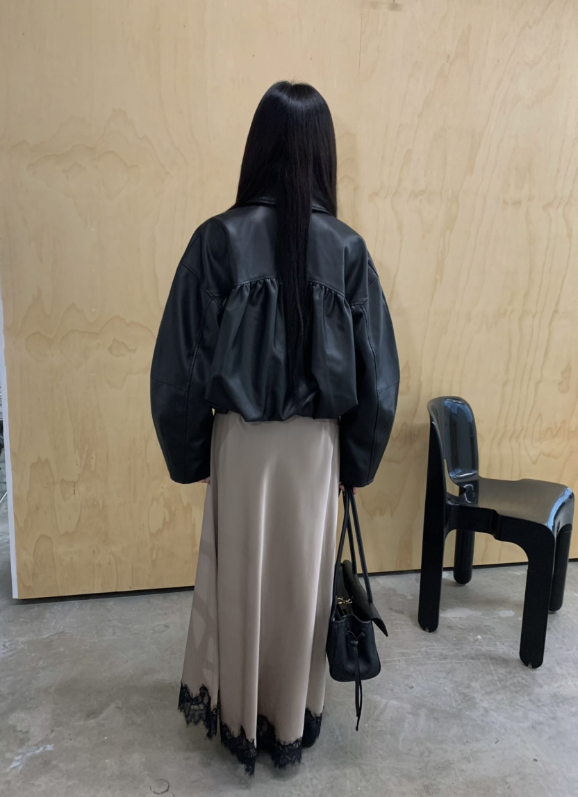 MARKE-P韓國代購女裝新款人氣推薦休閑時尚熱賣皮衣皮革MARKE-P皮衣