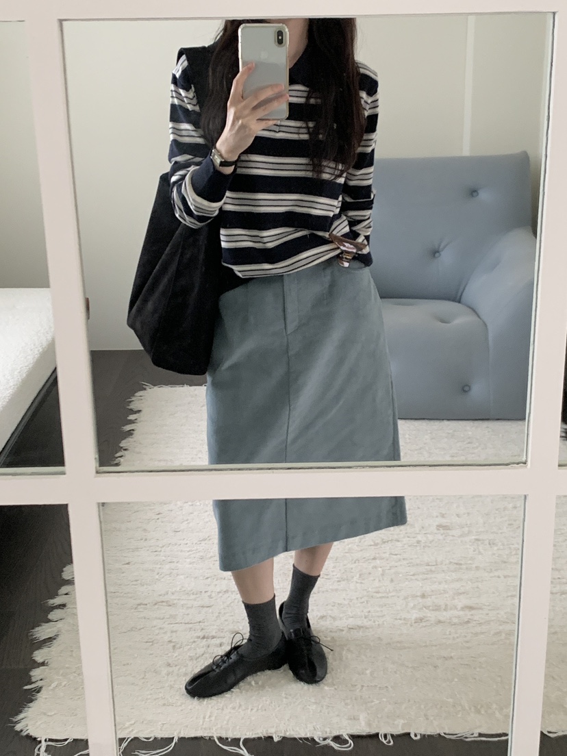 BIEN GARDER東大門代購女裝新品真品人氣職業針織衫條紋BIEN GARDER針織衫
