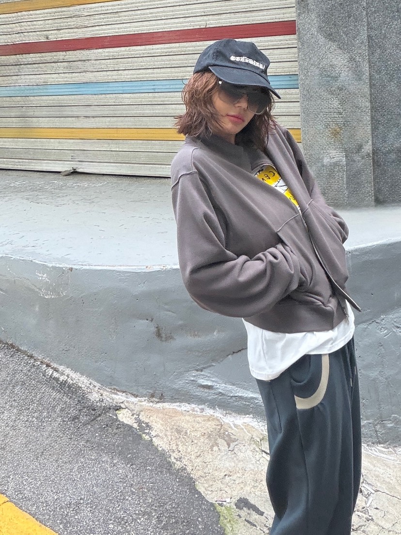 PARIS MATCH韓國代購女士新款時尚真品休閑人氣衛衣拉鏈PARIS MATCH衛衣
