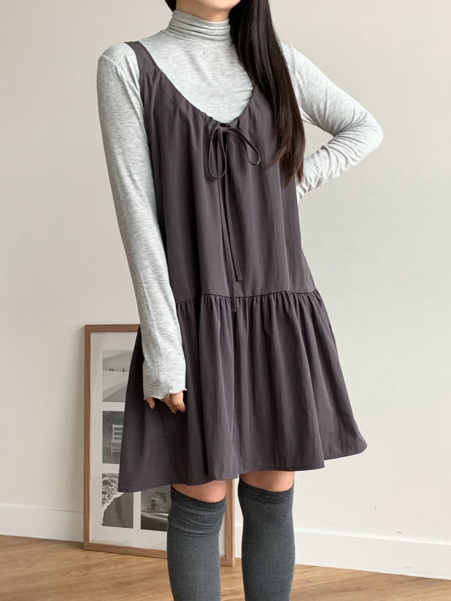 BRAND MARKET-브랜드마켓-T韓國代購女士新品熱賣連衣裙不含內搭BRAND MARKET-2件起連衣裙圖色2