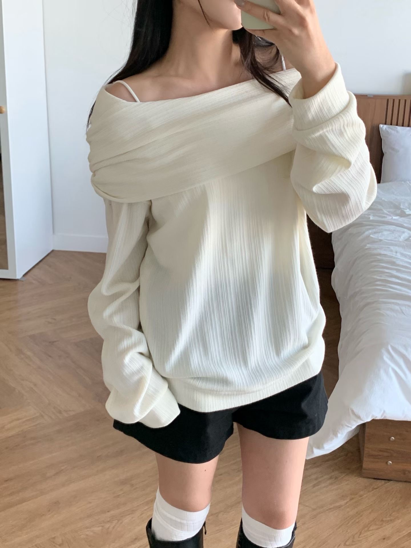 BRAND MARKET-브랜드마켓-T東大門代購女裝新品人氣長袖T恤BRAND MARKET-2件起長袖T恤圖色1