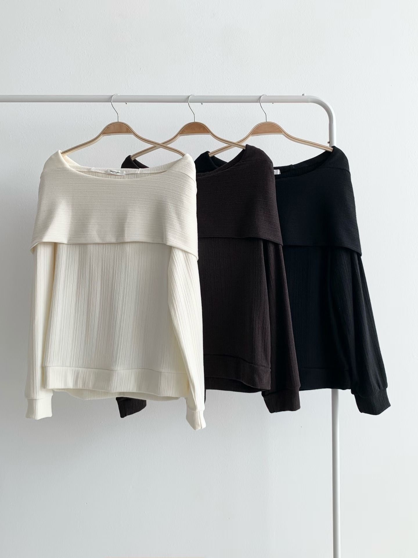 BRAND MARKET-브랜드마켓-T東大門代購女裝新品人氣長袖T恤BRAND MARKET-2件起長袖T恤圖色3左三色