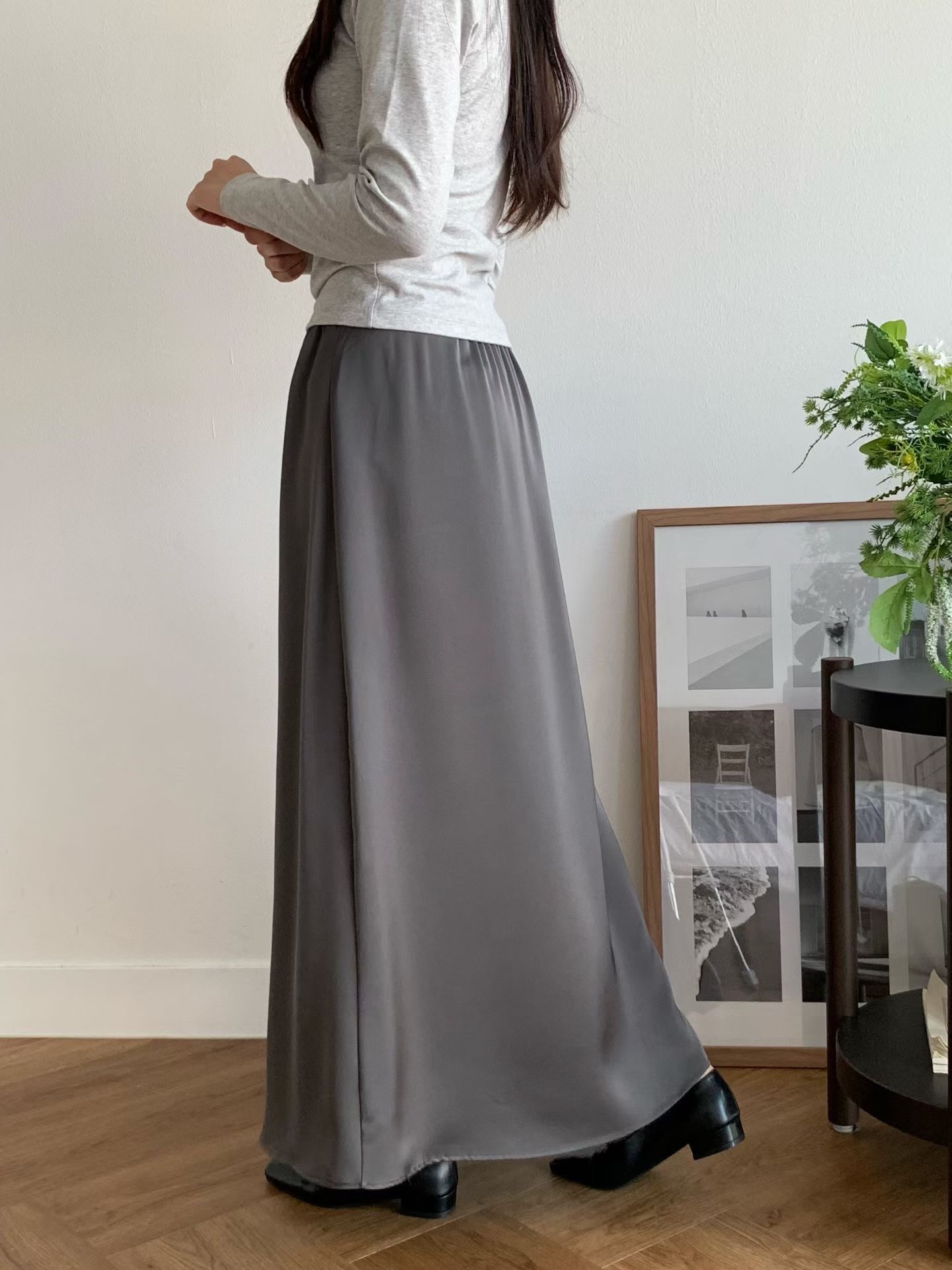 BRAND MARKET-브랜드마켓-T東大門代購女士新款真品長裙絲質BRAND MARKET-2件起長裙