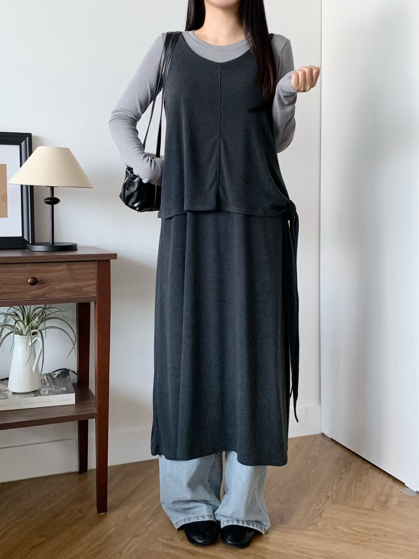 BRAND MARKET-브랜드마켓-T東大門直郵女士新品人氣連衣裙不含內搭裹身裙BRAND MARKET-2件起連衣裙圖色1