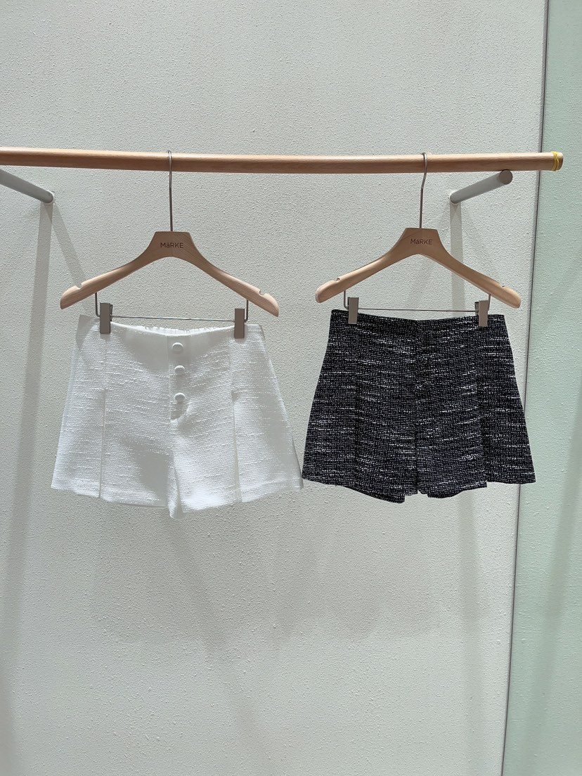 MARKE-P東大門實拍女裝新品人氣熱賣休閑裙褲粗花呢彈力MARKE-P裙褲