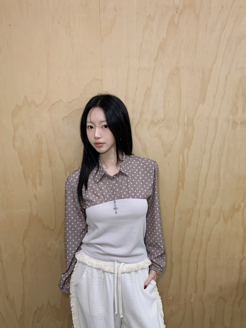 MARKE-P東大門實拍女士新品休閑時尚推薦熱賣襯衫蕾絲衫MARKE-P襯衫/蕾絲衫